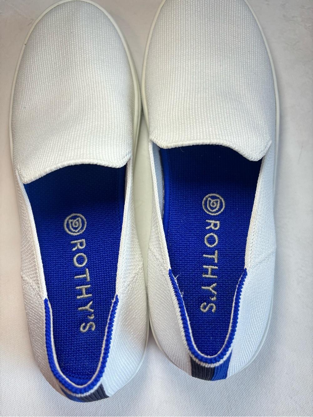 Rothy's The Original Slip-On Sneaker, white, size 9 - Picture 9 of 12